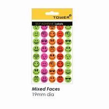 ETIKETTE GESIGTE MENGSEL