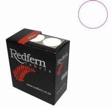ETIKET WIT ROL ROODFERN 8x12 WIT