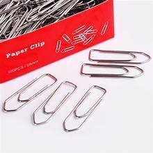 PAPIERKLEMME NIKKEL 28MM BOOTVORMIG