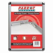 PAPEGAAI A4 SNAPPER RAME CHROOM HOEK