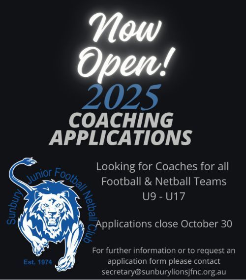 2025 Coaching Application