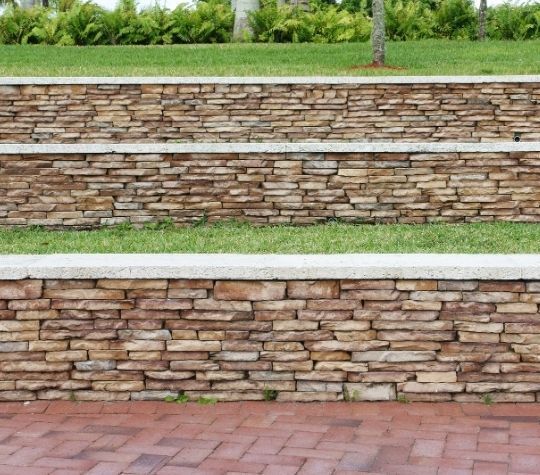 Stone Retaining wall