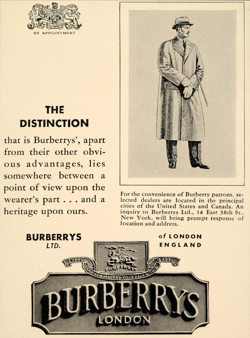 Burberrys London Advert