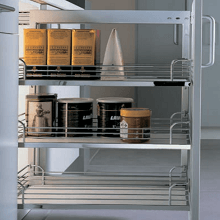 Storage Ideas for Kitchen and Bathroom Cabinets