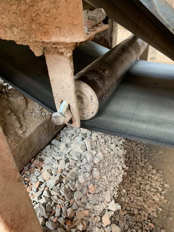 Close Up View Of Conveyor Belts At The Construction Site — Conveyor Maintenance Services In Mount Isa, QLD