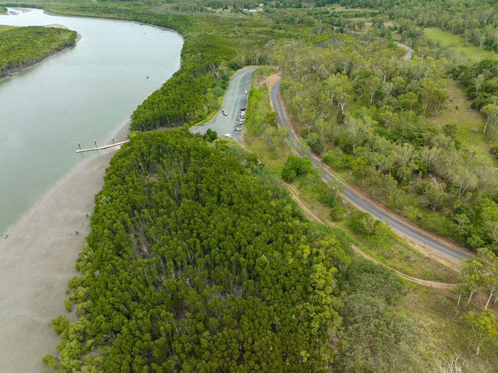 Aerial View Of River And Highway At Proserpine — Conveyor Maintenance Services In Proserpine, QLD