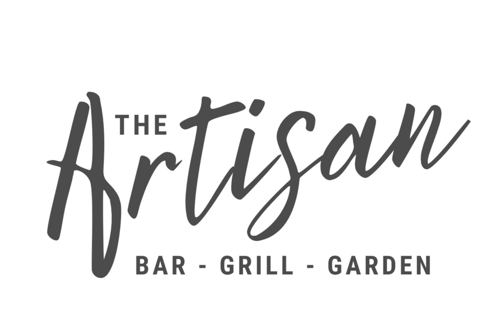 The Artisan logo with script lettering and 