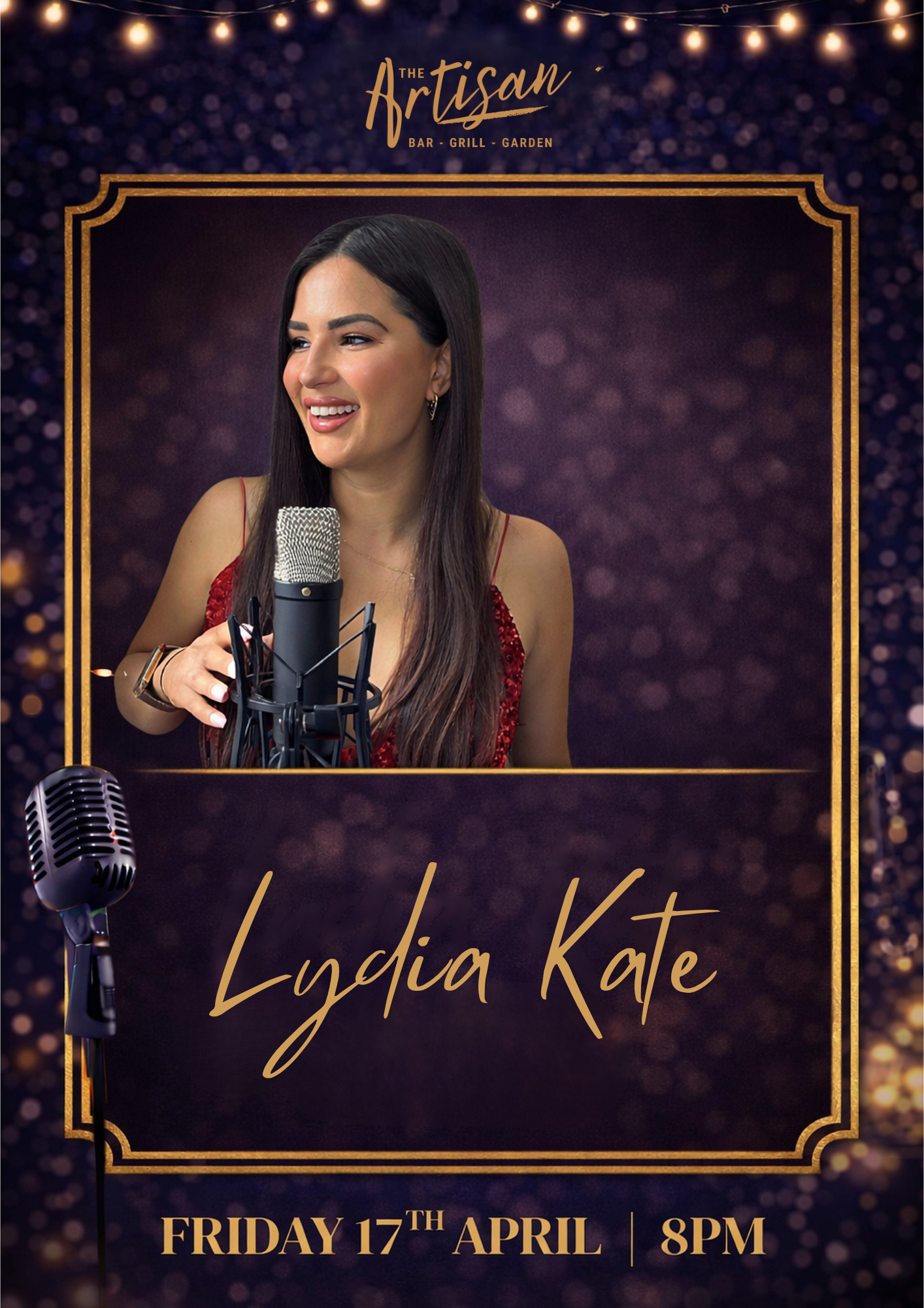 Outdoor restaurant at dusk with illuminated gazebo and patio tables.