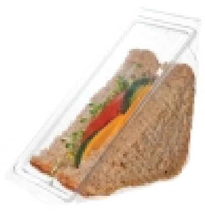 PLA Eco Compostable Sandwich Wedge Container
