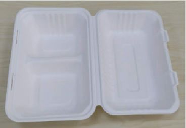 2-Compartment Bagasse Clamshell