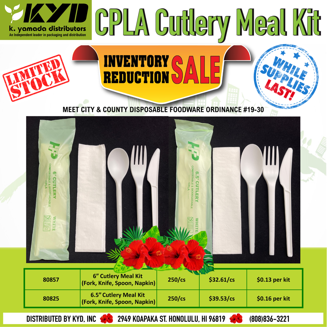 CPLA Cutlery Meal Kit