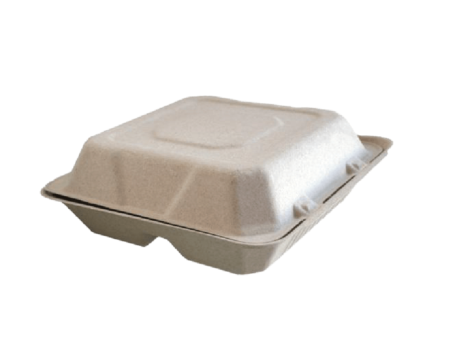 FSTP-6A 3C PULP HINGED LID 3 COMPARTMENT TRA