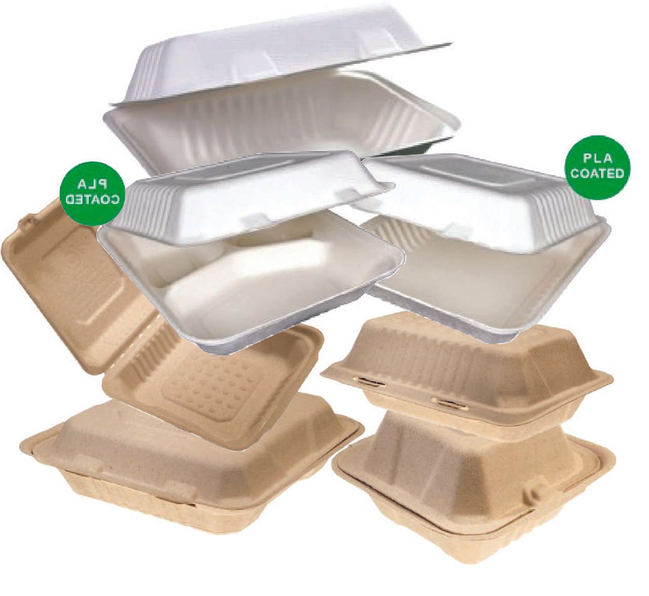 eco friendly, hot grease & oil resistant, biodegradable, compostable