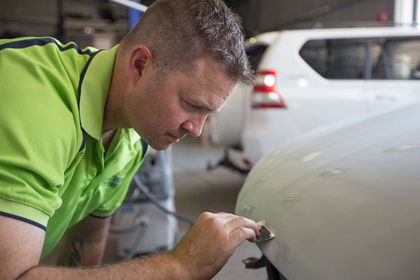 Panel Beating Front Of Car