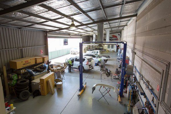 Car Repair Workshop Full View