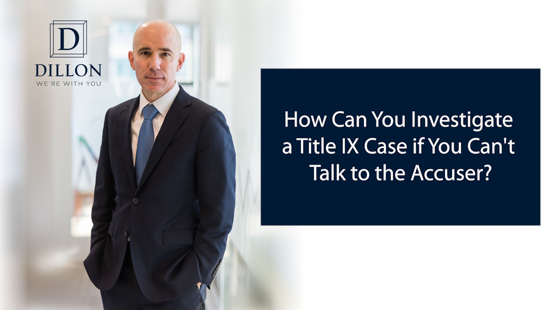 How can you investigate a title ix case if you can't talk to the accuser?