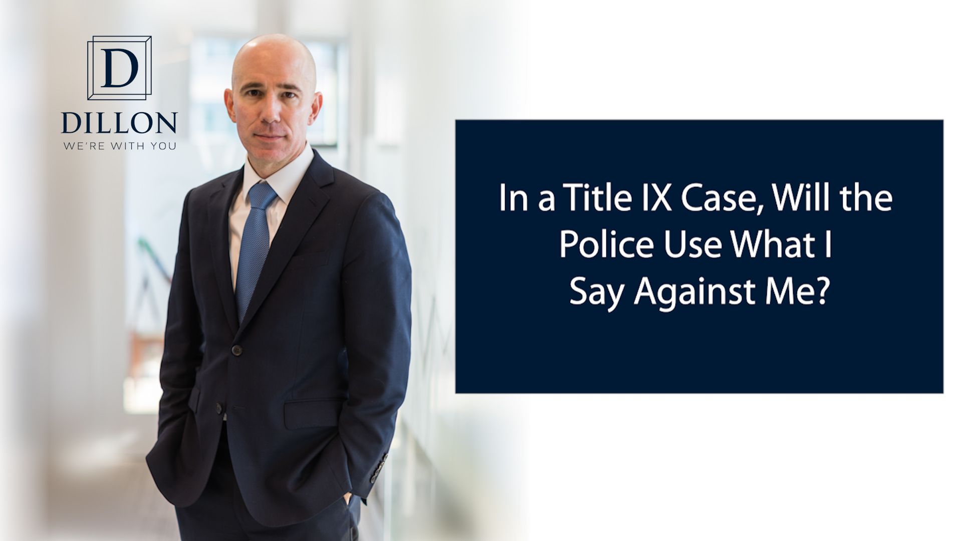 In a title ix case, will the police use what I say against me?