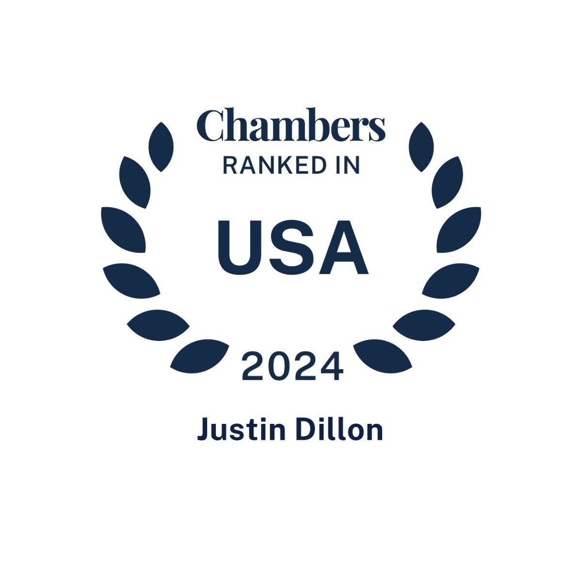 Justin Dillon Recognized in 2024 Chambers USA Guide