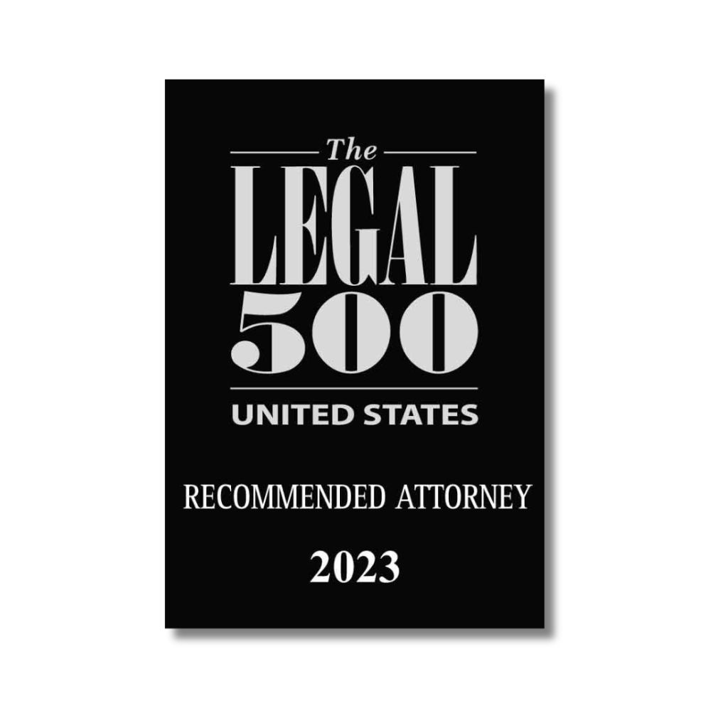 Legal 500 Justin Dillon Recommended Attorney 2023