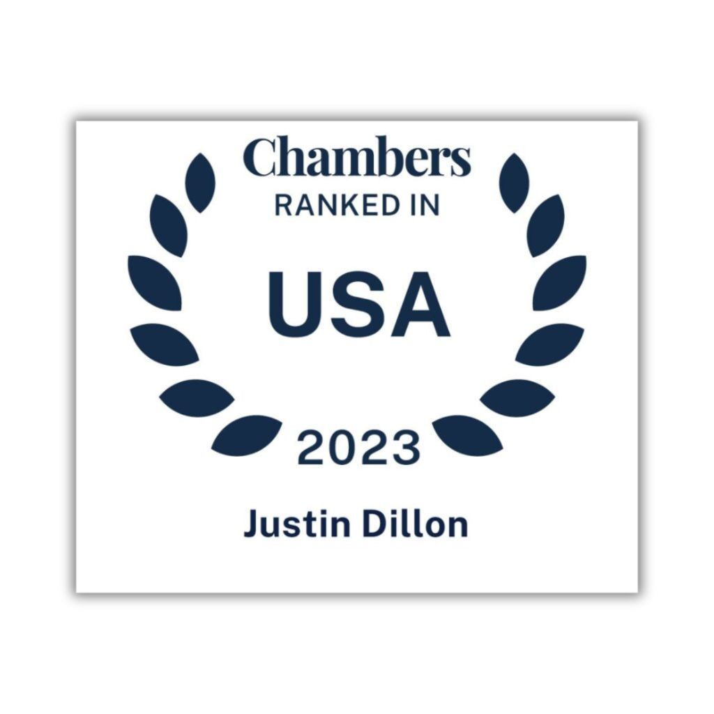 Justin Dillon 2023 Chambers Ranked USA