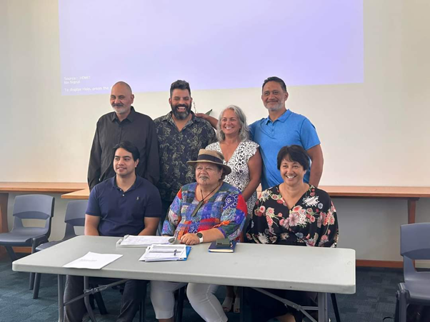 Te Whakaaetanga Trust Trustees
 - AGM 2024 (Gideon Rihari absent)