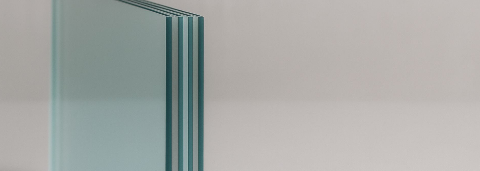 Picture of a laminated glass unit. Picture of a laminated glass unit.