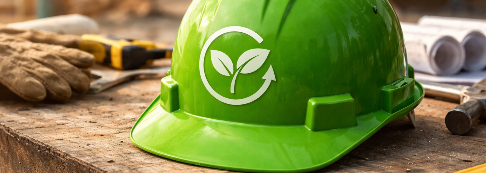 Picture representing eco friendly construction. 