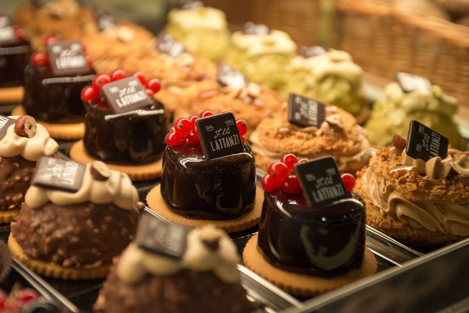 paste monoporzione della pasticceria