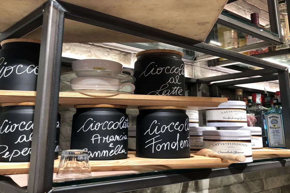 cioccolata calda di vari tipi