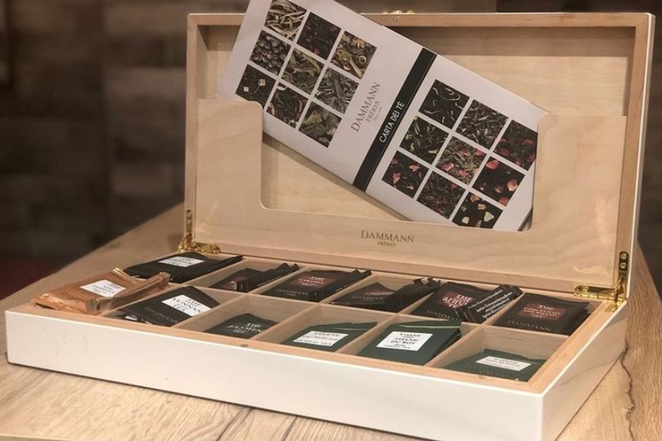 selezione di tè
