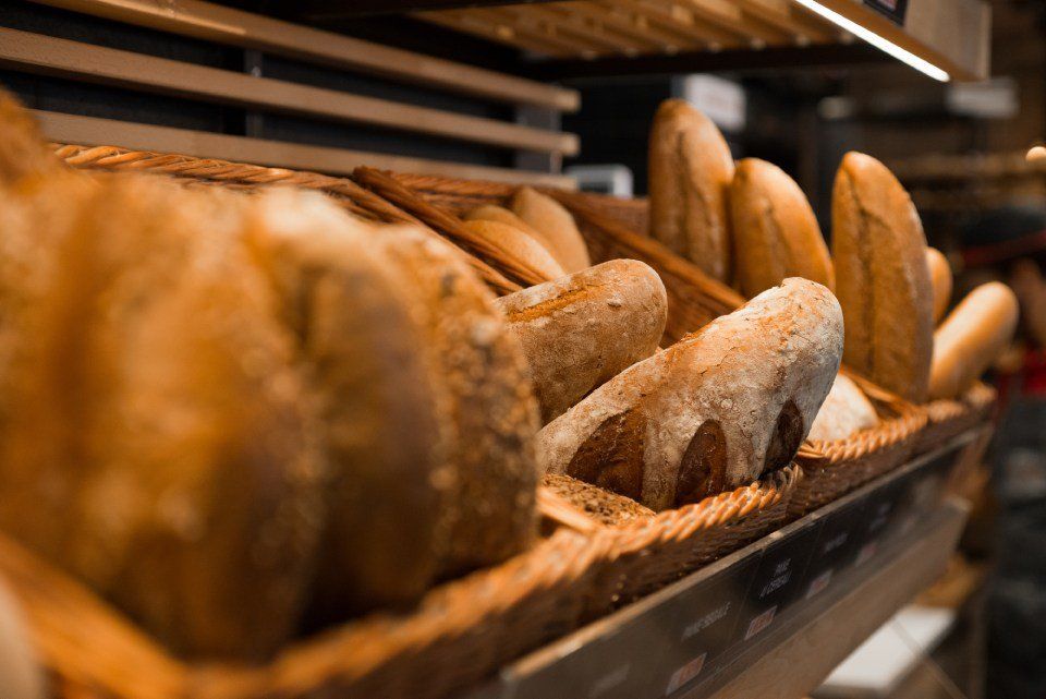 pane fresco del panificio