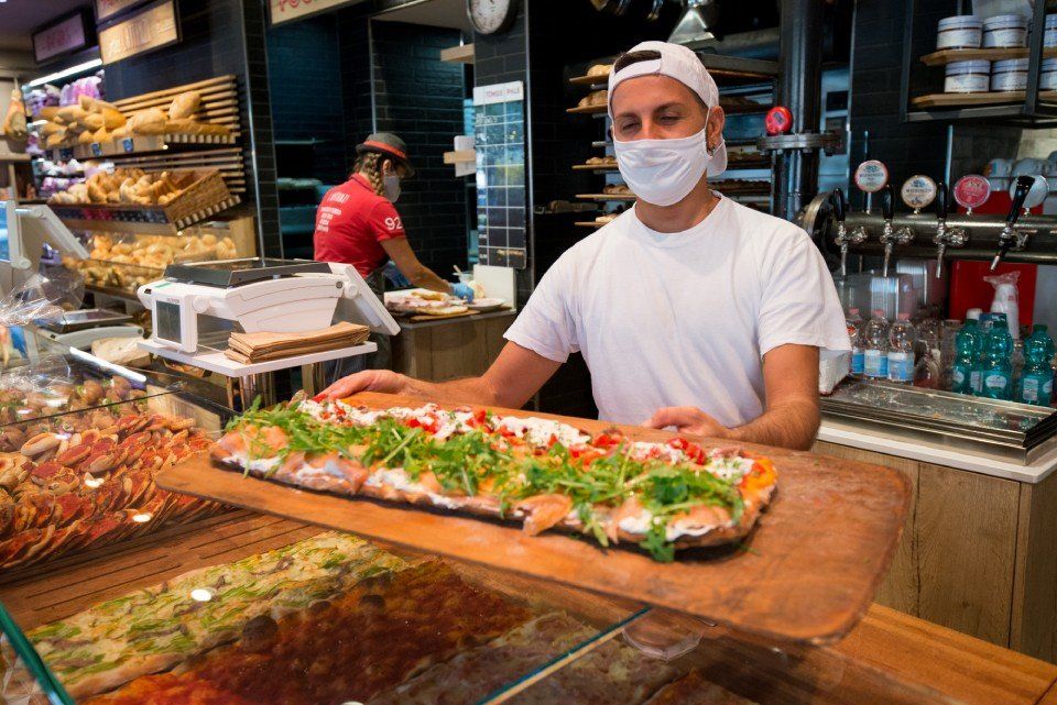 pizza alla pala con più gusti