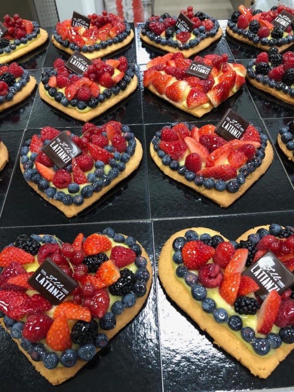 torte alla frutta per San Valentino