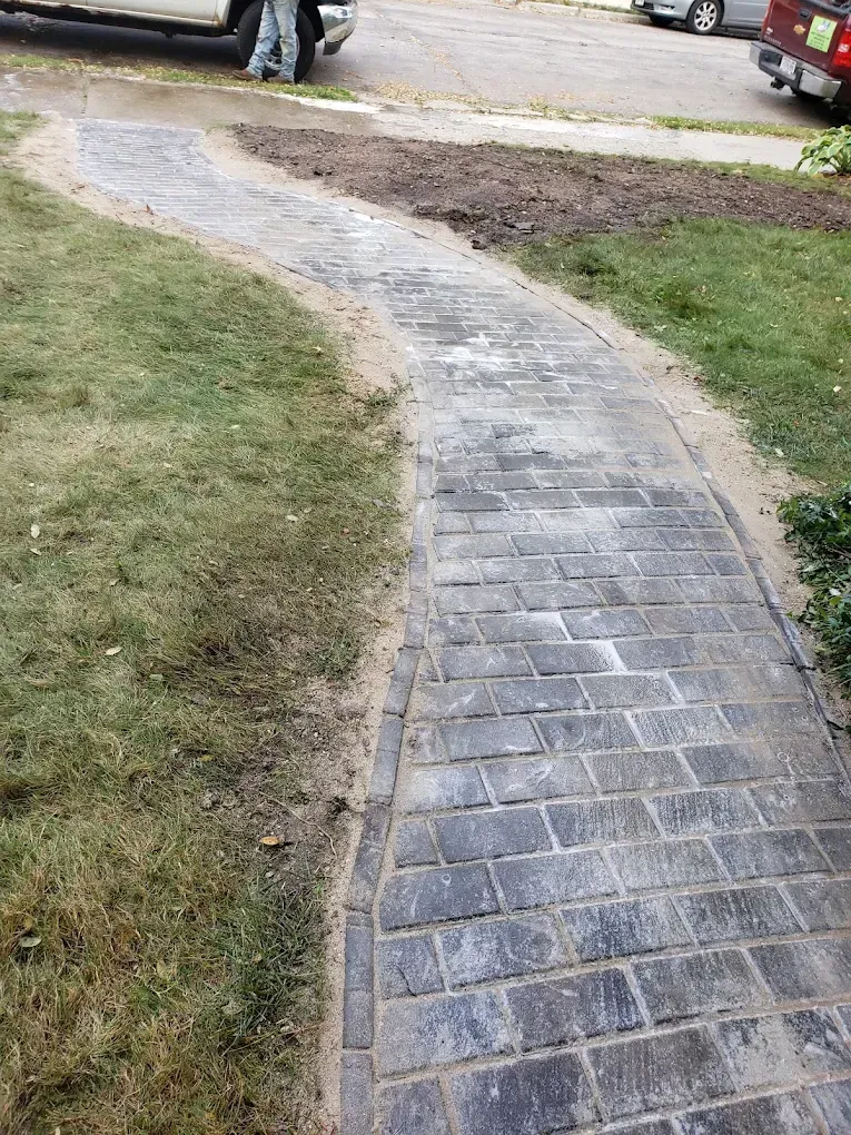 cement walkway