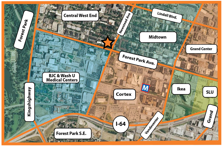 The San Carlos Aerial Map