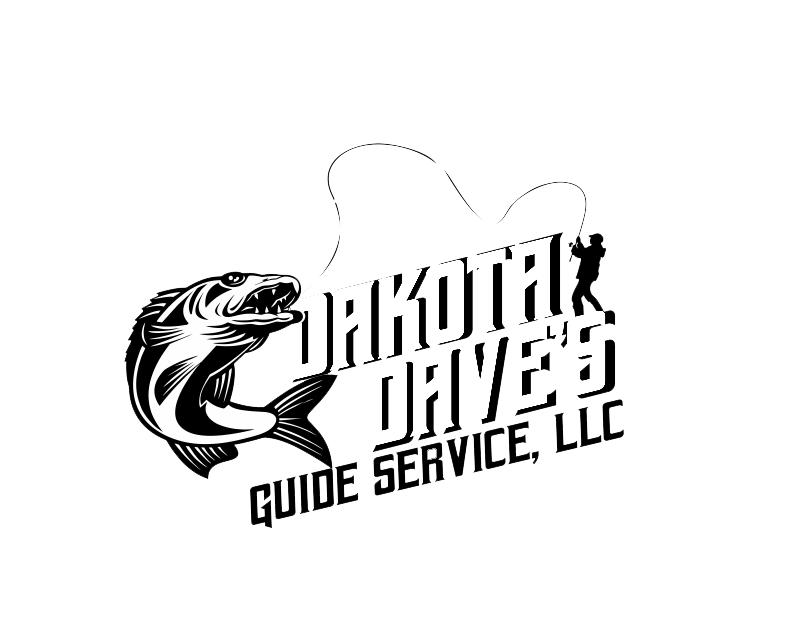 Dakota Dave's Guide Service Logo White