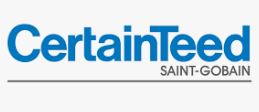 The CertainTeed logo in blue text with the Saint-Gobain logo below.