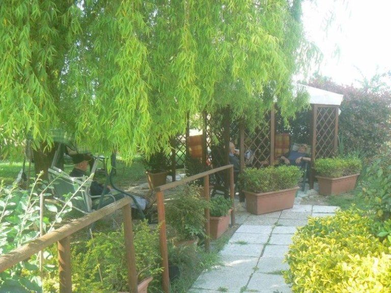 Giardino della struttura per anziani