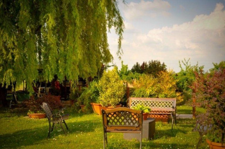 Giardino del residence per anziani