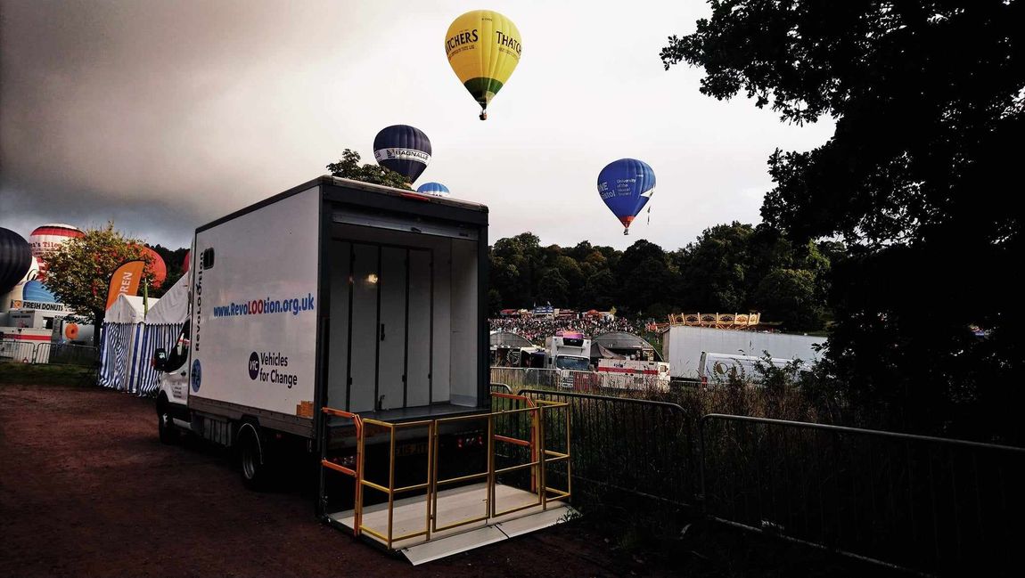 RevoLOO accessible mobile toilet and changing facility