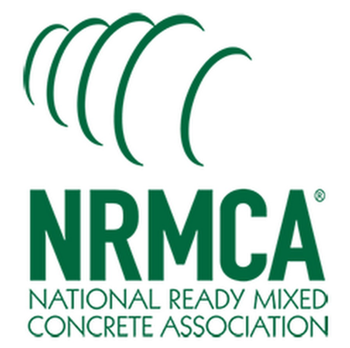 NRMCA logo in green: curved lines above text that reads