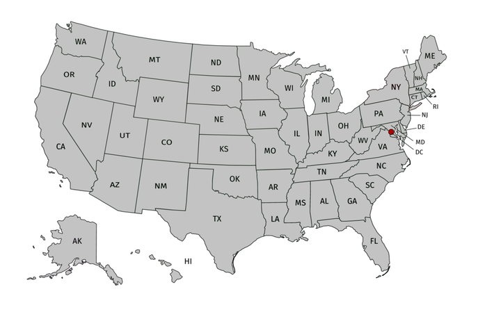 Map of United States to show Endeavor Agency's nationwide reach  for executives, VPs, and senior managers who want expert career coaching specialists that will help find them their next job or guide them through their career pivot.