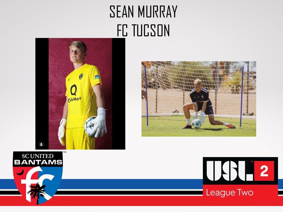 A poster for sean murray fc tucson league two