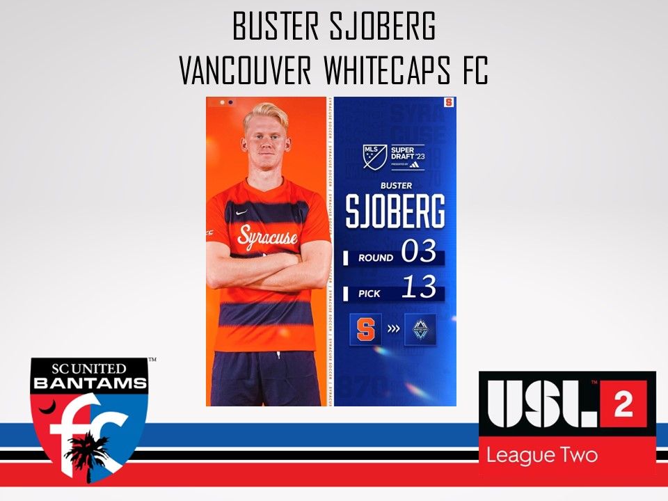 Buster sjoberg is playing for vancouver whitecaps fc