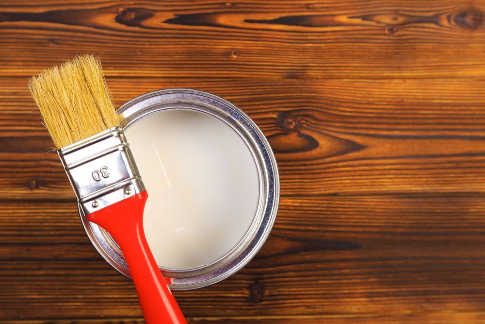 Paint Can With Paint Brush — Painter In Muswellbrook, NSW