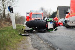 Schmerzensgeld Unfall mit Motorrad Verkehrsanwalt