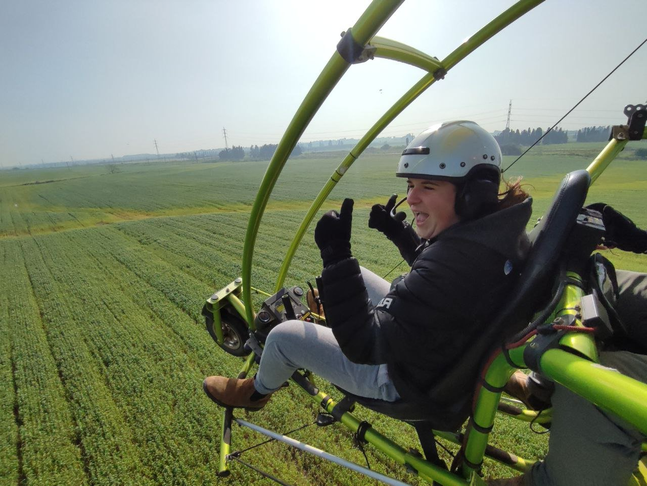 חוויה בטרקטורון מעופף עם דביר טרקטורון מעופף