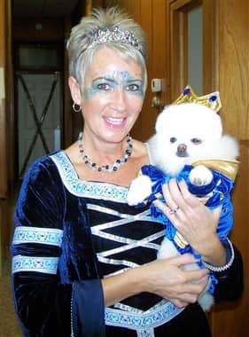 Prince Charming costume for dog