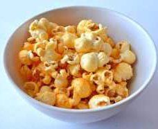 small bowl of popcorn