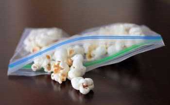 small bag of popcorn